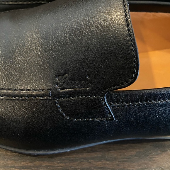 Gucci black leather shoes size 10 - Picture 4 of 7